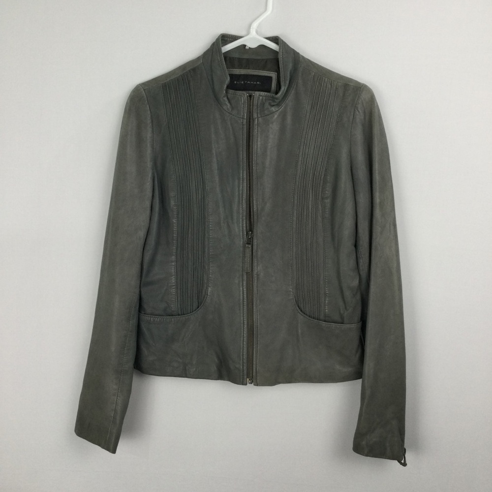Elie Tahari Women's‎ Leather Jacket